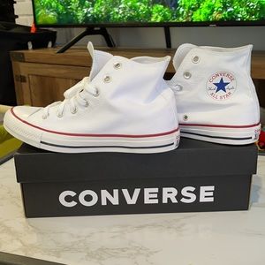 white high top converse | new